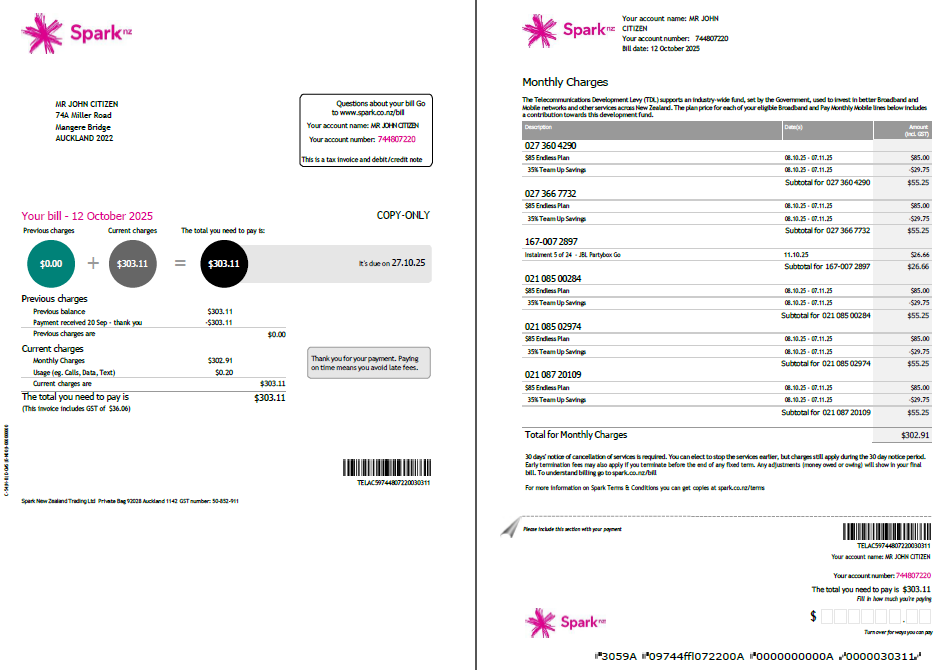  Minol USA business utility bill 